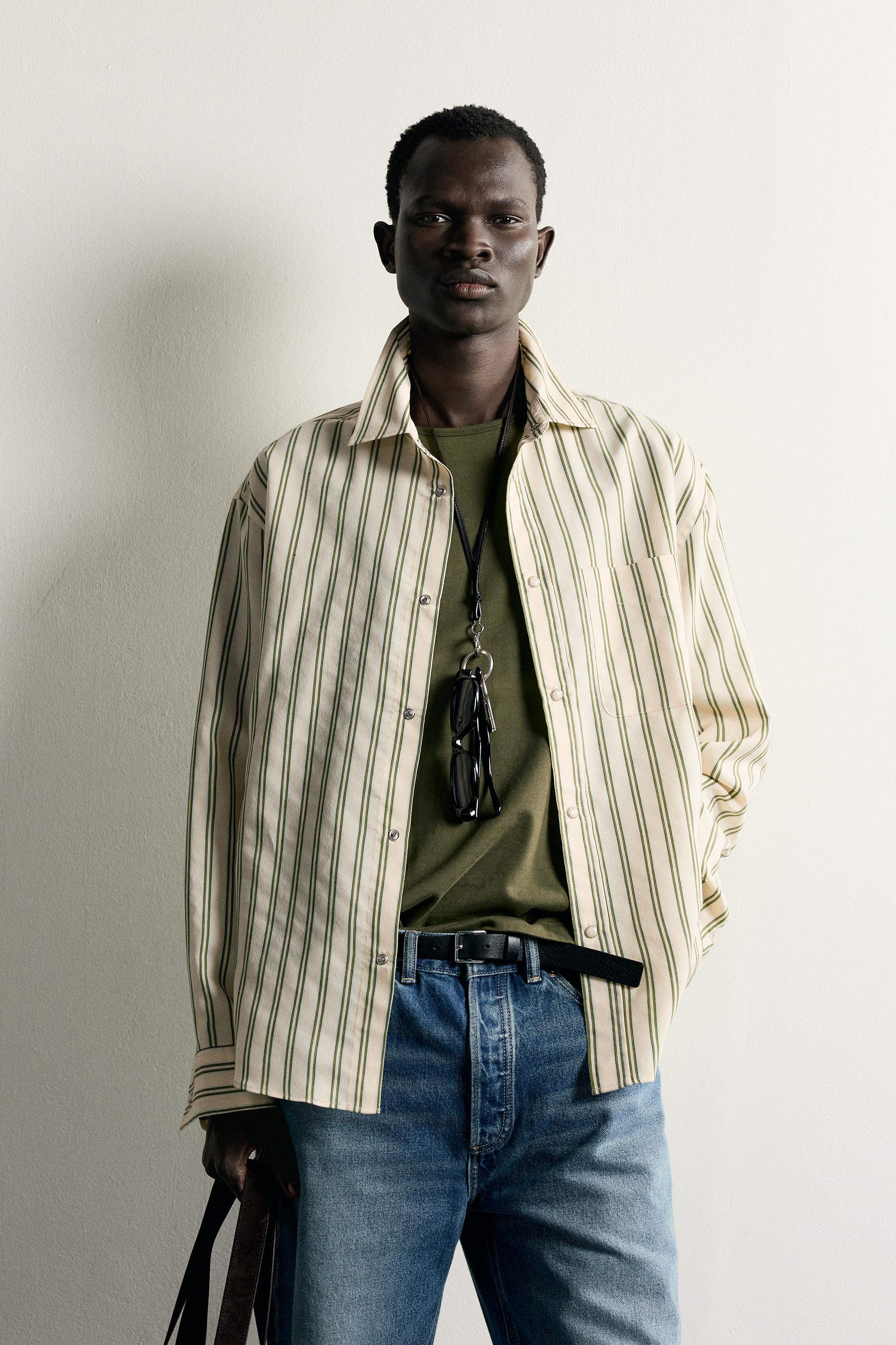 CHEMISE FLUIDE À RAYURES
